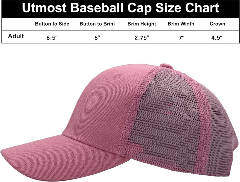 Utmost Structured Baseball Cap with Adjustable Closure - Performance Hat for Outdoor Activities - Image 4